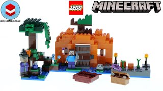 YouTube Thumbnail LEGO Minecraft 21248 The Pumpkin Farm - LEGO Speed Build Review
