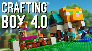 YouTube Thumbnail LEGO Minecraft - The Crafting Box 4.0 Review!