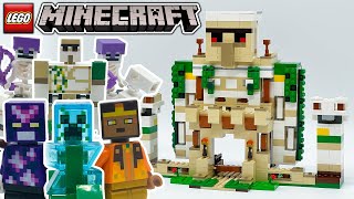 YouTube Thumbnail The Iron Golem Fortress EARLY Review! LEGO Minecraft Set 21250