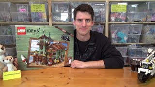 YouTube Thumbnail Bauen mit dem Helden - LEGO® Ideas 21310 - Alter Angelladen - Unboxing &amp; Baustart