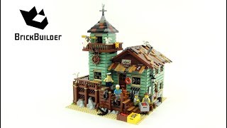 YouTube Thumbnail Lego Ideas 21310 Old Fishing Store - Lego Speed Build