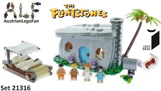 YouTube Thumbnail Lego Ideas 21316 The Flintstones Speed Build
