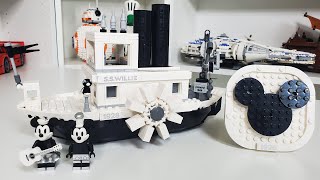 YouTube Thumbnail LEGO IDEAS Steamboat Willie 21317 Review