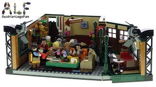 YouTube Thumbnail Lego Ideas 21319 F·R·I·E·N·D·S Central Perk Cafe - Lego Speed Build Review