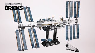 YouTube Thumbnail Lego Ideas 21321 International Space Station Speed Build