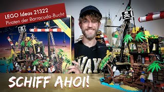 YouTube Thumbnail Spannende Bautechniken und viele Details: Lego Ideas 21322 Piraten der Barracuda-Bucht
