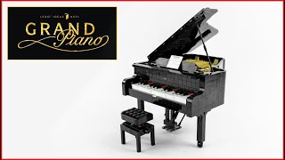 YouTube Thumbnail LEGO Ideas 21323 Grand Piano Speed Build - Brick Builder