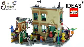 YouTube Thumbnail LEGO Ideas 123 Sesame Street - Lego 21324 Speed Build