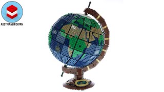 YouTube Thumbnail LEGO Ideas 21332 The Globe - LEGO Speed Build Review