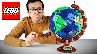 YouTube Thumbnail LEGO GLOBE REVIEW - Amazing, BUT...