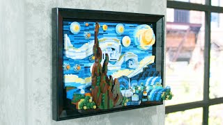 YouTube Thumbnail LEGO Vincent van Gogh - The Starry Night Designer Video