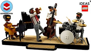 YouTube Thumbnail LEGO Ideas 21334 Jazz Quartet Speed Build