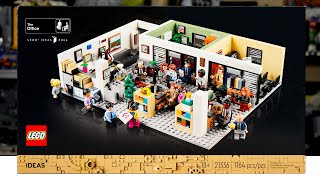 YouTube Thumbnail LEGO Ideas 21336 THE OFFICE Review! (2022)
