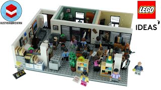YouTube Thumbnail LEGO Ideas 21336 The Office - LEGO Speed Build Review