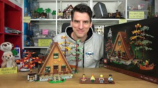 YouTube Thumbnail LEGO® 21338 Finnhütte: Ein niedliches Häusi mit dürren Bäumen. 2082 Teile für 180€