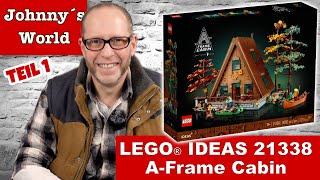 YouTube Thumbnail Cabine in the woods? LEGO® 21338 A Frame Cabin / Finnhütte Teil 1