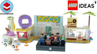 YouTube Thumbnail LEGO Ideas 21339 BTS Dynamite - LEGO Speed Build Review