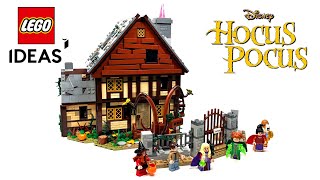 YouTube Thumbnail LEGO IDEAS Disney Hocus Pocus: Das Hexenhaus der Sanderson-Schwestern (21341) - Speed build