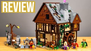 YouTube Thumbnail LEGO Ideas Disney Hocus Pocus: Das Hexenhaus der Sanderson-Schwestern REVIEW | Set 21341