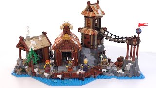 YouTube Thumbnail LEGO Ideas Viking Village independent review! 21343