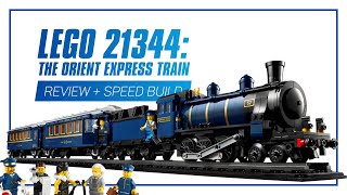 YouTube Thumbnail LEGO 21344: The Orient Express Train - HANDS-ON REVIEW