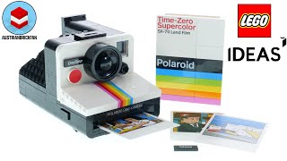 YouTube Thumbnail LEGO Ideas 21345 Polaroid OneStep SX-70 Camera – LEGO Speed Build Review