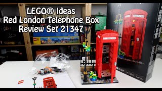 YouTube Thumbnail Review LEGO Red London Telephone Box (Ideas Set 21347)