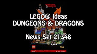 YouTube Thumbnail Umstritten: LEGO DUNGEONS &amp; DRAGONS Set 2024 (Ideas 21348): Klemmbausteinlyrik-News