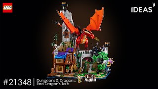 YouTube Thumbnail LEGO Ideas - Dungeons &amp; Dragons: Red Dragon&#39;s Tale 21348