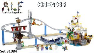 YouTube Thumbnail Lego Creator 31084 Pirate Roller Coaster - Lego Speed Build Review