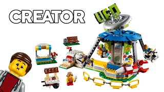 YouTube Thumbnail LEGO Creator 3in1 Jahrmarktkarussell (31095) - Speed build