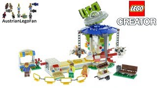 YouTube Thumbnail Lego Creator 31095 Fairground Carousel Speed Build