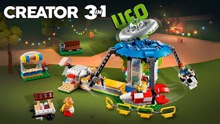 YouTube Thumbnail Lego Creator  31095  Fairground Carousel  SPEED BUILD