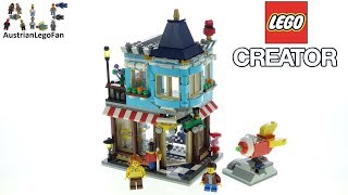 YouTube Thumbnail LEGO Creator 31105 Townhouse Toy Store - Lego Speed Build Review