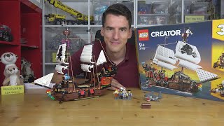 YouTube Thumbnail Der Hai reißt&#39;s raus: LEGO® Creator 31109 Piratenschiff - Review