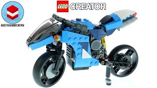 YouTube Thumbnail Lego Creator 31114 Superbike - Lego Speed Build Review
