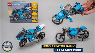 YouTube Thumbnail LEGO 31114 Creator 3-in-1 Superbike building review