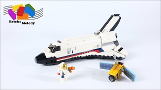 YouTube Thumbnail LEGO Creator 31117 Space Shuttle Adventure - Bricks Melody Speed Build