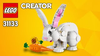 YouTube Thumbnail LEGO Creator | White Rabbit (31133)[258 pcs] Step-by-Step Building Instructions | Top Brick Builder