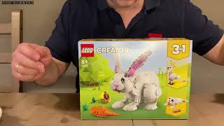 YouTube Thumbnail LEGO® 31133 Creator 3in1: Weißer Hase / White Rabbit 🐇 | 2023 EARLY REVIEW