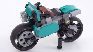 YouTube Thumbnail LEGO Creator 3-in-1 Vintage Motorcycle 31135 B model review!