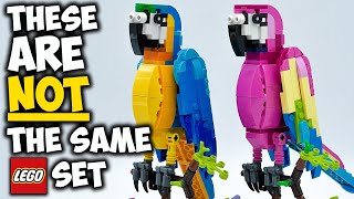 YouTube Thumbnail There are Multiple Versions of this LEGO Set... | Exotic Parrot &amp; Exotic Pink Parrot Review