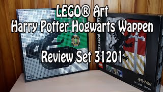 YouTube Thumbnail Review LEGO Harry Potter Hogwarts Wappen (Art Set 31201)