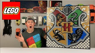 YouTube Thumbnail LEGO ART 31201 Ultimate Harry Potter Hogwarts Crest, High-Speed Build, &amp; Review, IS IT WORTH IT??