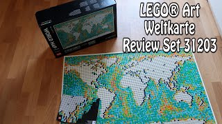 YouTube Thumbnail Größtes LEGO-Set aller Zeiten? Review Weltkarte (Art Set 31203)