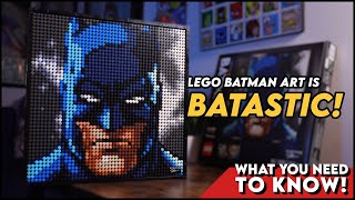 YouTube Thumbnail REVIEW: LEGO Jim Lee Batman Collection Art Set! 31205