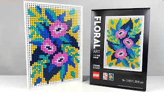 YouTube Thumbnail LEGO Floral Art Review