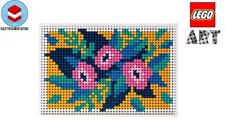 YouTube Thumbnail LEGO Art 31207 Floral Art Speed Build