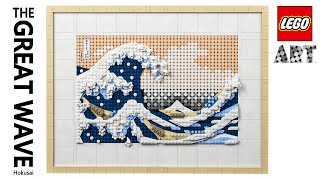 YouTube Thumbnail LEGO ART Hokusai - Große Welle (31208) - Speed build