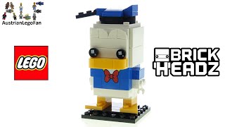 YouTube Thumbnail LEGO Brickheadz 40377 Donald Duck - Lego Speed Build Review